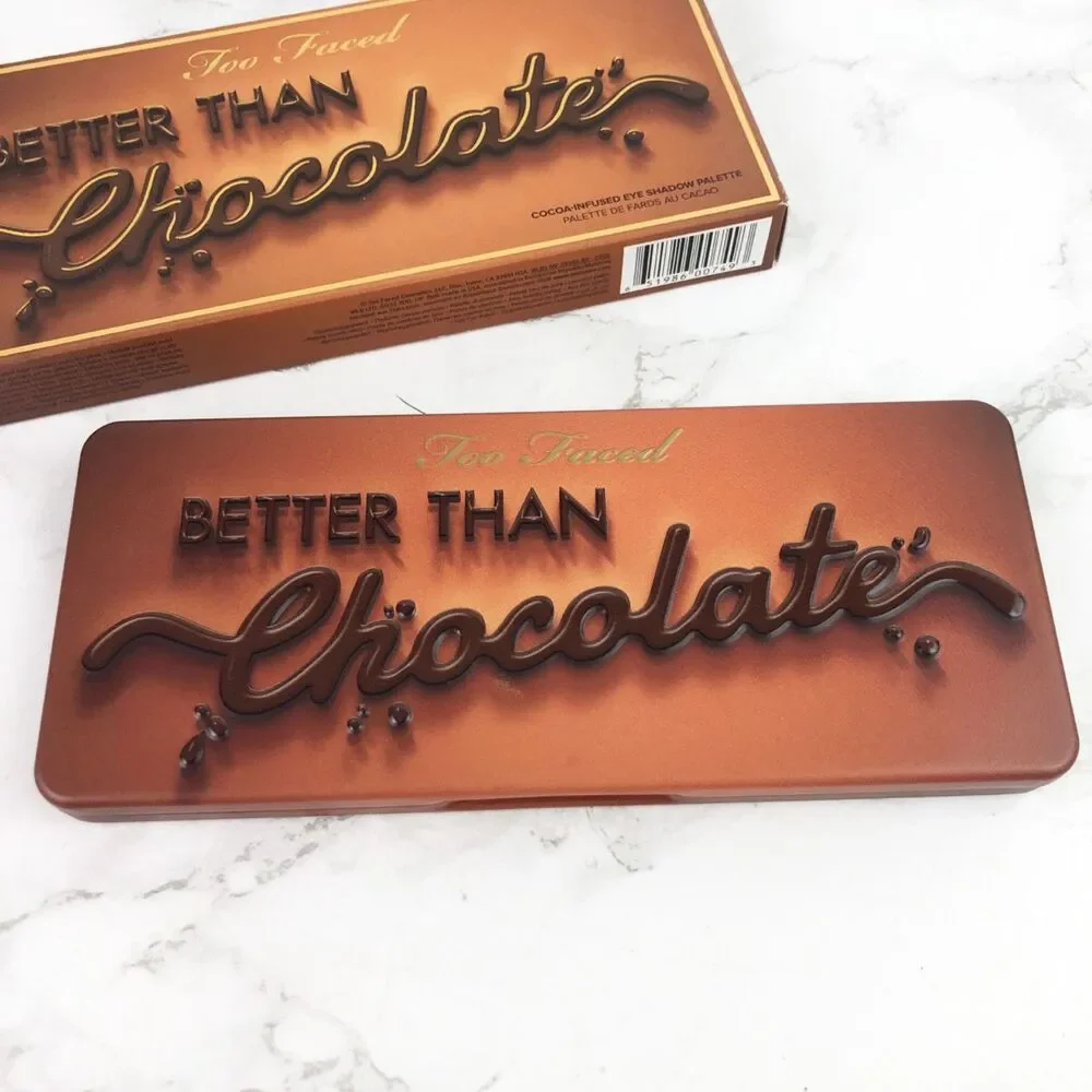NIB Too Faced Better Than Chocolate Eyeshadow Palette Cocoa-Infused Shades